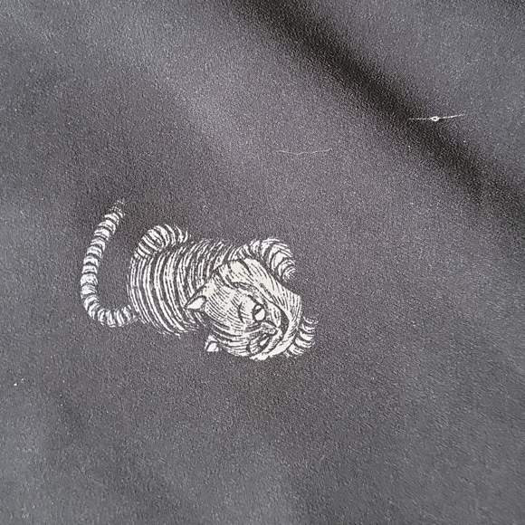 Alice Through the Looking Glass designer black Cheshire Cat skirt - Picture 5 of 7